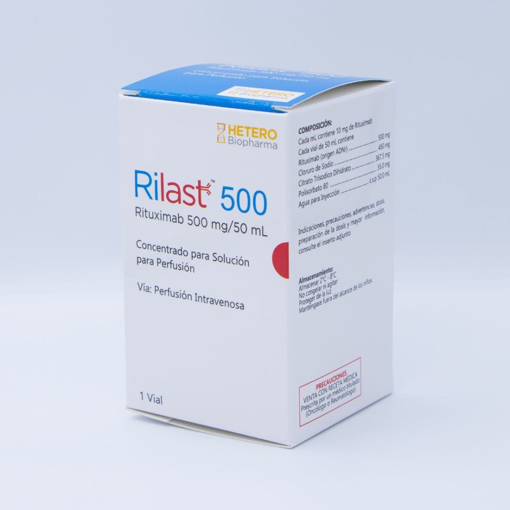 RILAST 500 500 mg/50 ml Concentr. para sol. para perfus. (Rituximab)