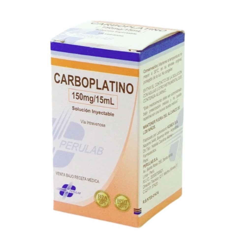 Carboplatino 150 mg/15ml Solución Inyectable