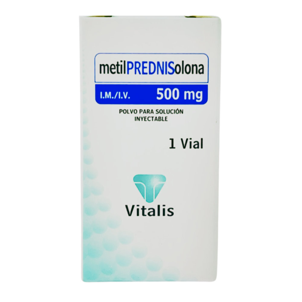 Metilprednisolona 500mg Polvo para solución inyectable