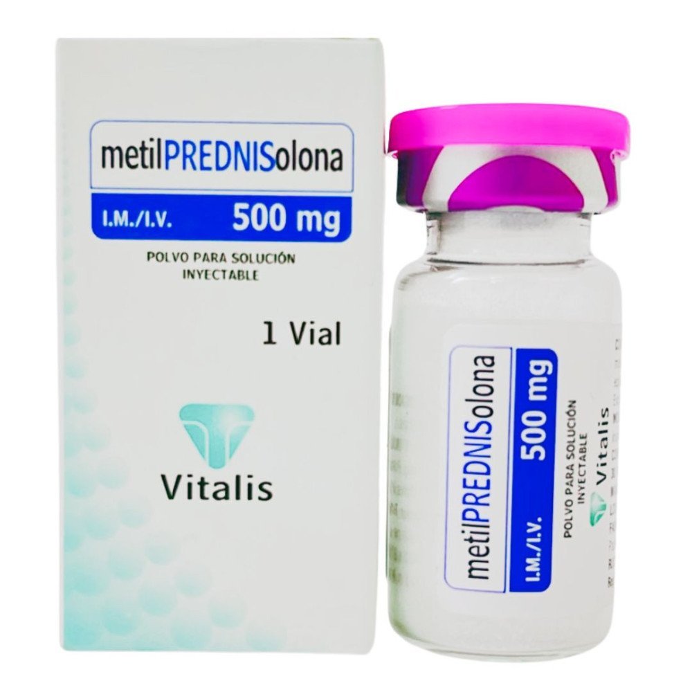 Metilprednisolona 500mg Polvo para solución inyectable