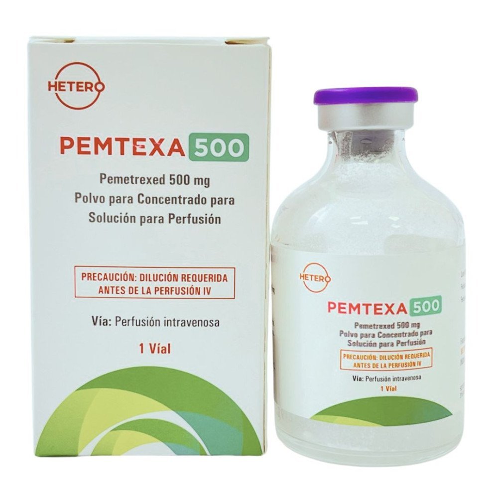 PEMTEXA 500 Pemetrexed 500 mg Polvo para Concentrado para solución para perfusión