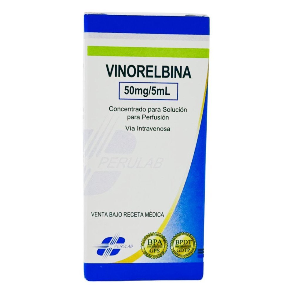 Marca: VINORELBINA 50mg/5mL Concentrado para Solución para Perfusión Vía Intravenosa