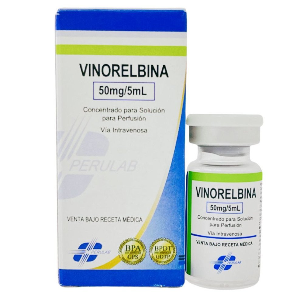 Marca: VINORELBINA 50mg/5mL Concentrado para Solución para Perfusión Vía Intravenosa