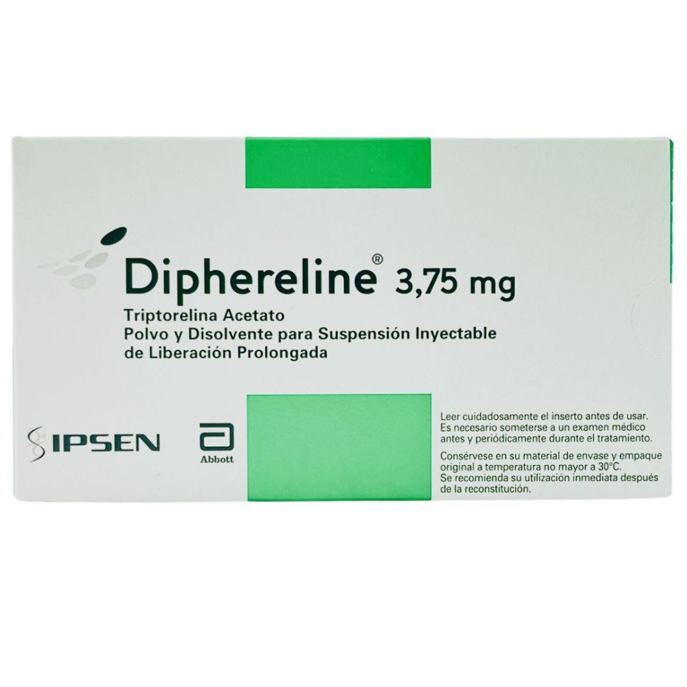 Diphereline 3,75 mg Triptorelina Acetato Polvo y Disolvente para Suspensión Inyectable de Liberación Prolongada