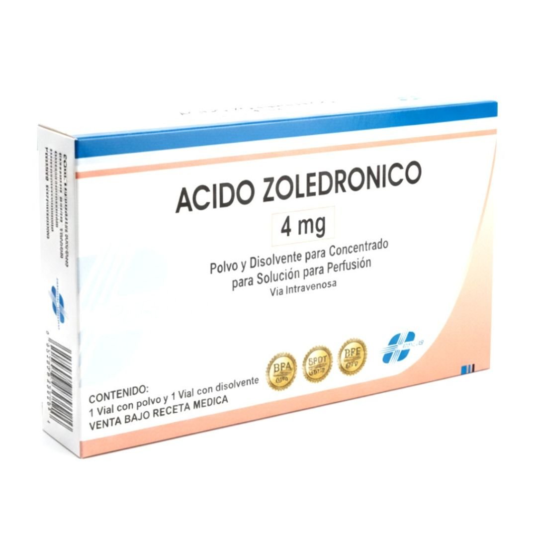 ÁCIDO ZOLEDRÓNICO 4 mg.